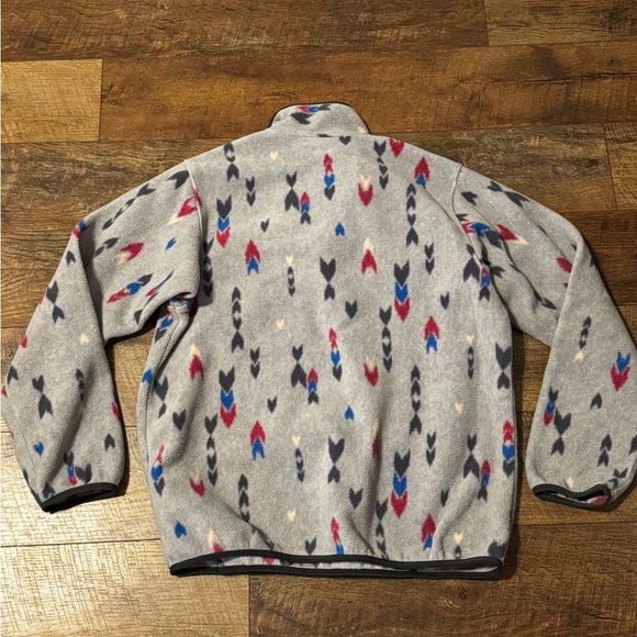 Gray Patterned Patagonia Pullover - Picture 4 of 4